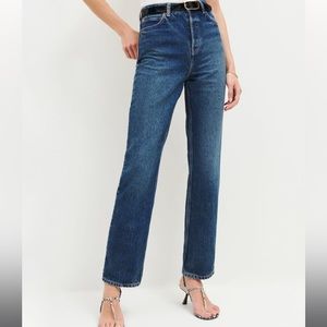 Reformation Cynthia High-Rise Straight in Lanier wash